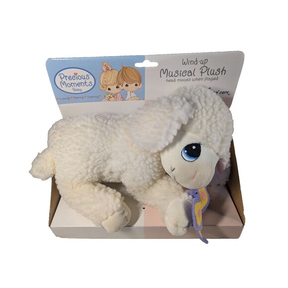 Precious Moments  Luv'n care 2002 Lamb MUSICAL PLUSH STUFFED ANIMAL TOY - Picture 1 of 5